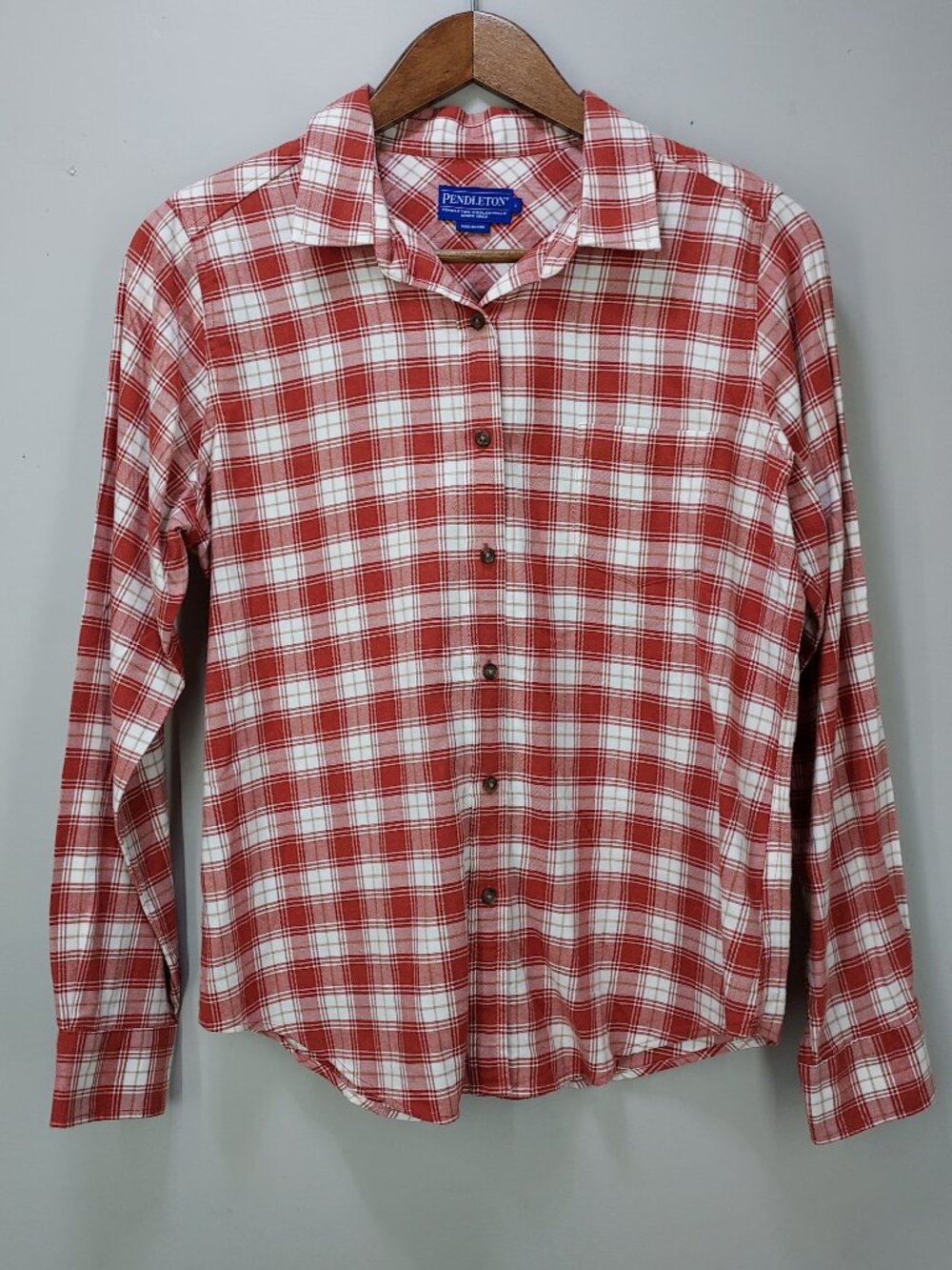 Pendleton Soft Cotton Flannel Button-Up Shirt